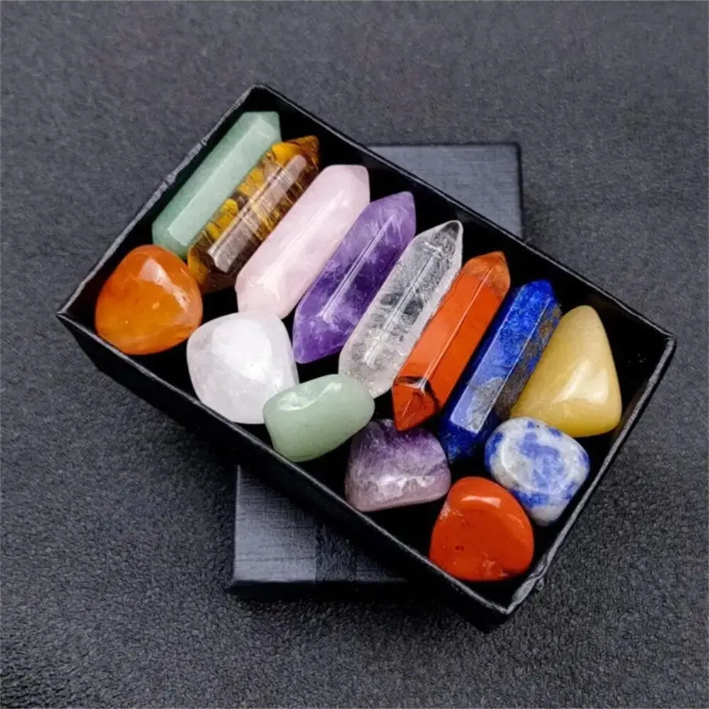 Zen Energy Crystal Healing Set – 14-Piece Chakra Collection