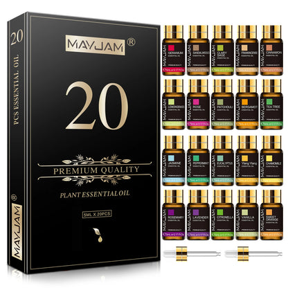 MAYJAM Premium Aromatherapy Oil Collection (20 Pack)