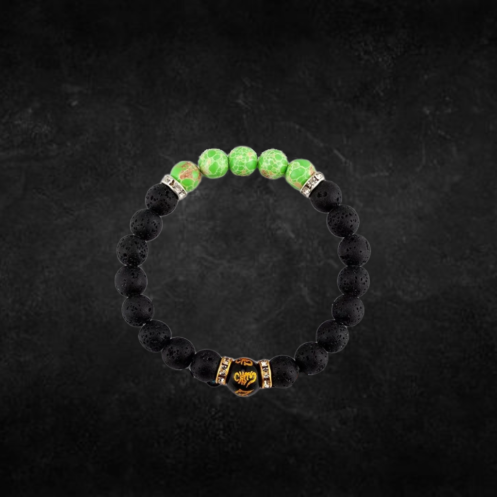 Lava Harmony Bracelet – Natural Volcanic Stone for Calm & Balance