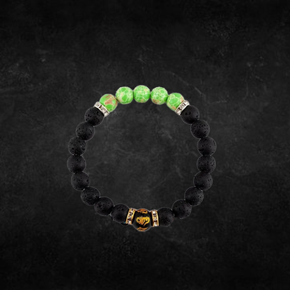 Lava Harmony Bracelet – Natural Volcanic Stone for Calm & Balance